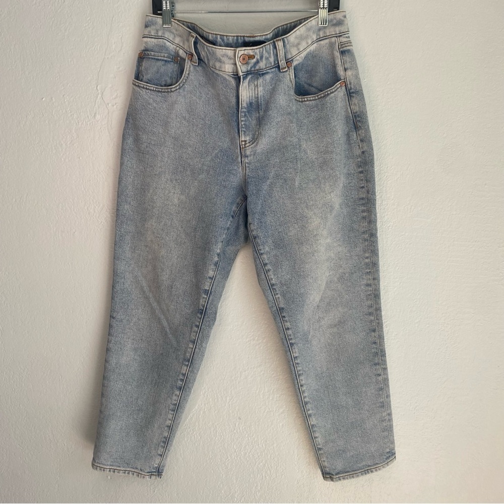 Talbots Blue Cropped Ankle Jeans with‎ Vintage Wash